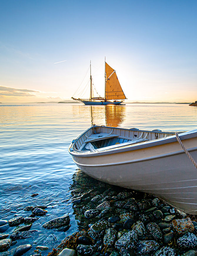 Two boats on the water